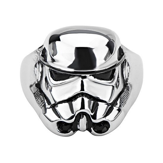 Star Wars® Stormtrooper Mens Stainless Steel Ring