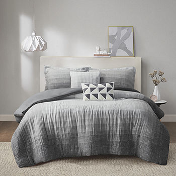 Ombre Printed Cotton Gauze Duvet Cover, Jcpenney Duvet Covers California King Size