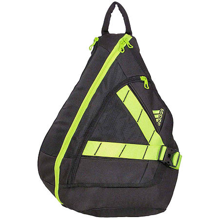UPC 716106703829 - adidas Rydell Sling Backpack, Black/Solar Yellow, 20 ...