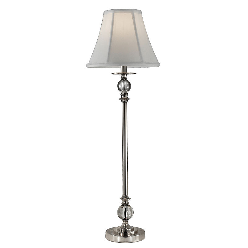Dale Tiffany Celia Buffet Lamp, White