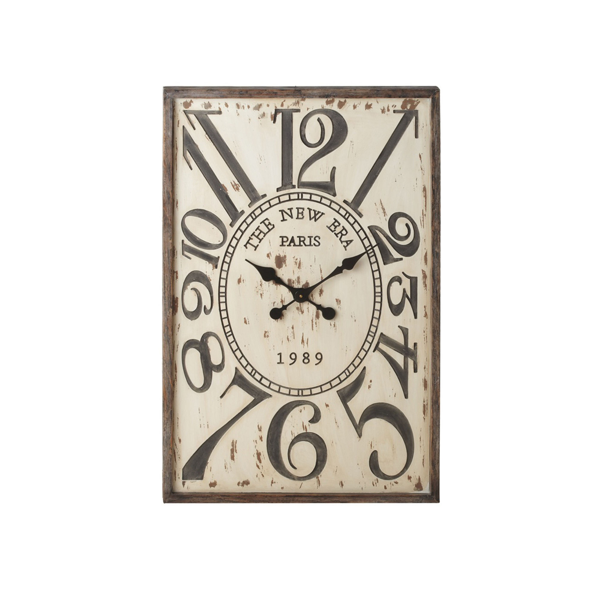 UPC 738449325384 product image for Vintage-Look Wooden Wall Clock | upcitemdb.com