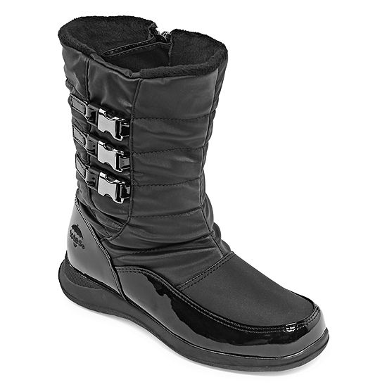Totes Womens Giselle Waterproof Winter Boots Flat Heel