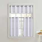 No 918 Valerie 3-pc. Grommet Top Kitchen Curtain Window Set