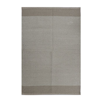 Riviera Home Grey Solid Cotton, Jcpenney Throw Rugs