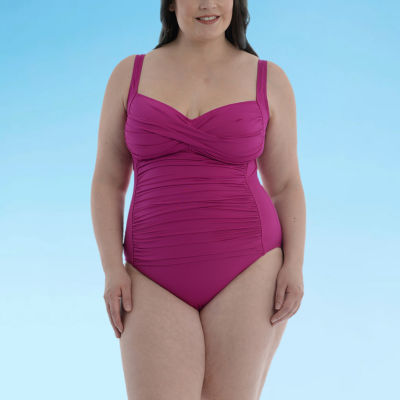 Sonnet Shores Golden Coast Plus Womens One Piece Swimsuit Plus Jcpenney