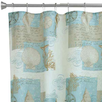 Bacova Coastal Moonlight Shower Curtain Color Multi Colored