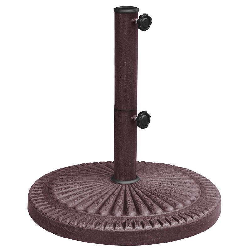 Classic Cast Iron Umbrella Base, Beige