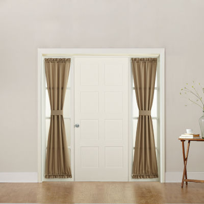 Sun Zero Emory Energy Saving Room Darkening Rod Pocket Single