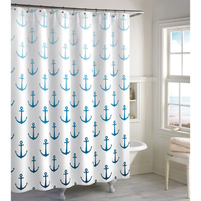 Chf Ombre Anchor Shower Curtain Color, Juicy Couture Pearl Shower Curtain Sets