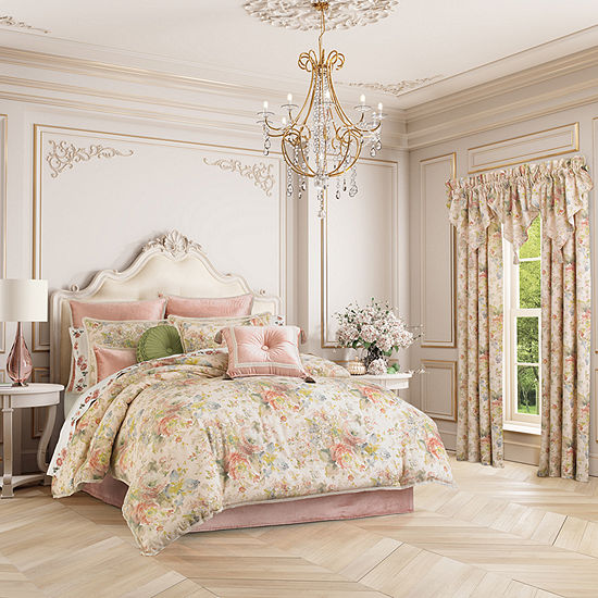 Queen Street Francine 4 Pc Floral Heavyweight Comforter Set