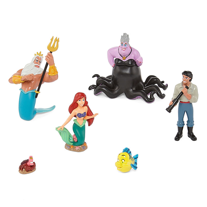 the little mermaid figurine set