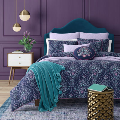 Queen Street Kinsley 3 Pc Floral Midweight Comforter Set Jcpenney