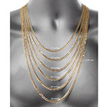 Made in Italy Sterling Silver 16 Inch Solid Chain Necklace