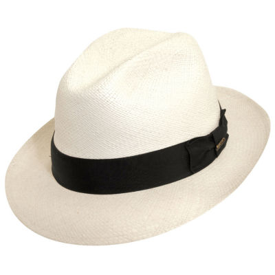snap brim panama hat