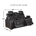 Signature Design by Ashley® Party Time Power Reclining Loveseat with Console