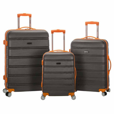 Rockland Melbourne 3pc. Hardside Luggage Set JCPenney
