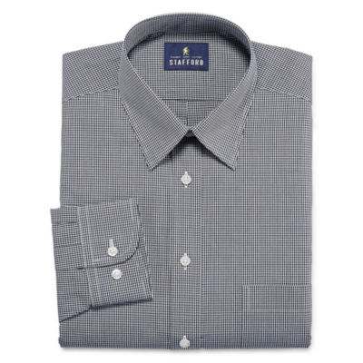 Stafford Stafford Travel Performance Super Shirt - Big & Tall Long 