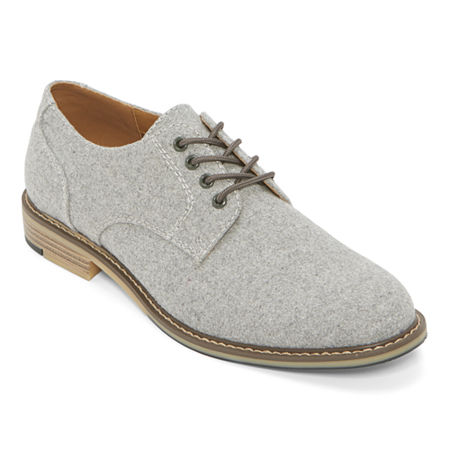 60s Mens Shoes | 70s Mens shoes – Platforms, Boots JF J.Ferrar Mens Sago Oxford Shoes 10 12 Medium Gray $47.99 AT vintagedancer.com