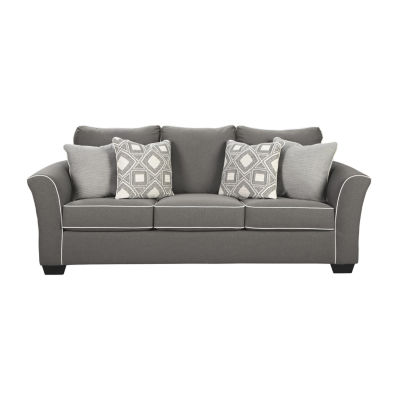 Signature Design By Ashley Domani Curved Slope Arm Sofa Color