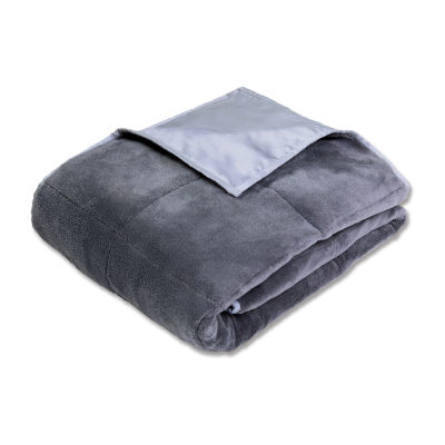 Sharper Image Calming Comfort Weighted Blanket With Cooling