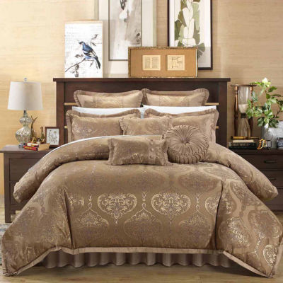Chic Home Como 9-pc. Jacquard Comforter Set - JCPenney