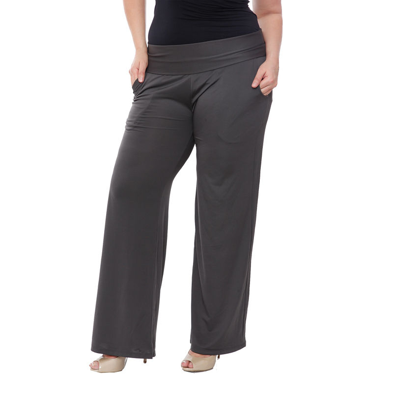 white wide leg palazzo pants
