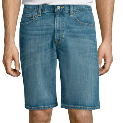 flex jean shorts