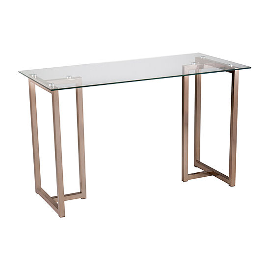 Haxor Writing Desk Color Champagne Jcpenney