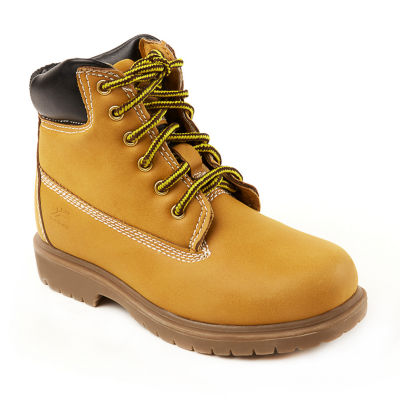 kids lace up work boots