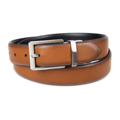 Stafford Big & Tall Mens Reversible Stretch Belt, Color: Tan Black ...