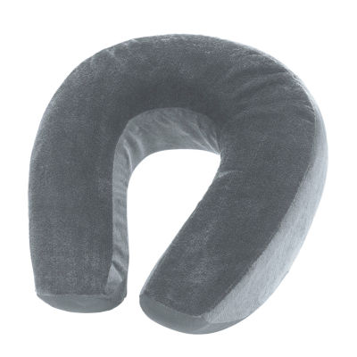 Lewis N Clark Cooling Gel Memory Foam Neck Pillow Color Gray