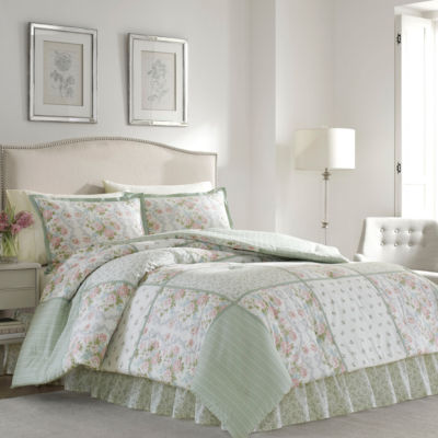 Laura Ashley Harper 4-pc. Comforter Set - JCPenney