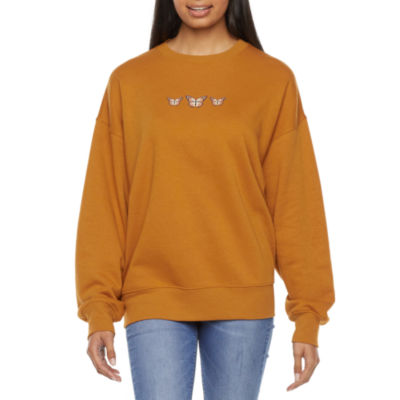 arizona juniors womens crew neck long sleeve sweatshirt