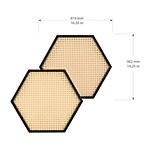 Caned Hexagon Pinboard
