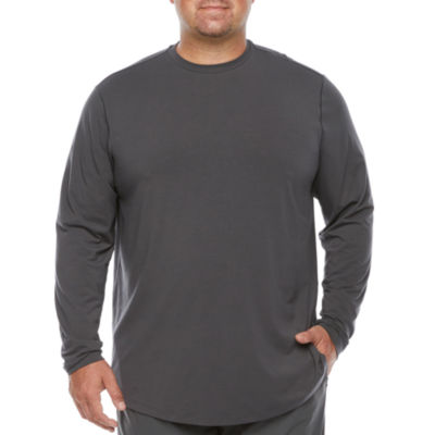 Stylus Big and Tall Mens Crew Neck Long Sleeve T-Shirt