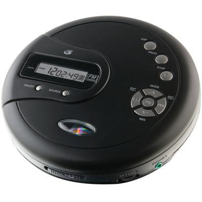 Gpx Portable Cd Player And Fm Radio Color Black Jcpenney