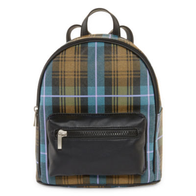 plaid mini backpack