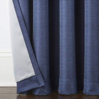 Maxx Blackout Prescott 100% Blackout Grommet-Top Single Curtain Panel
