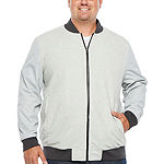 Msx By Michael Strahan Reversible Mens Big and Tall Midweight Bomber Jacket