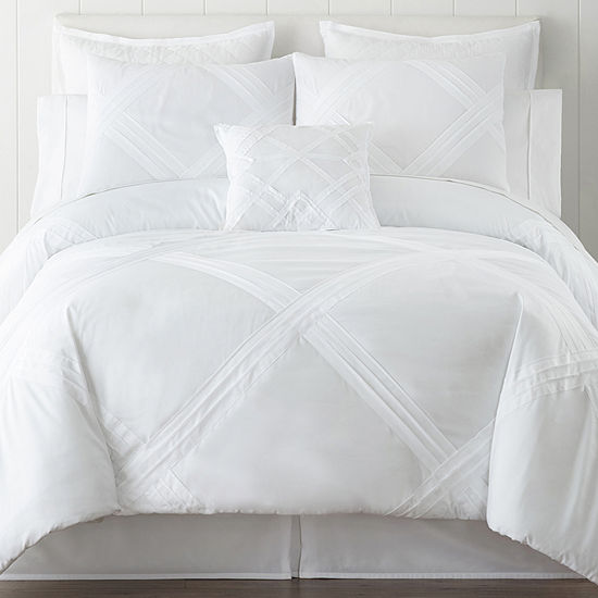 Home Expressions Verona 7 Pc Comforter Set Jcpenney Color White