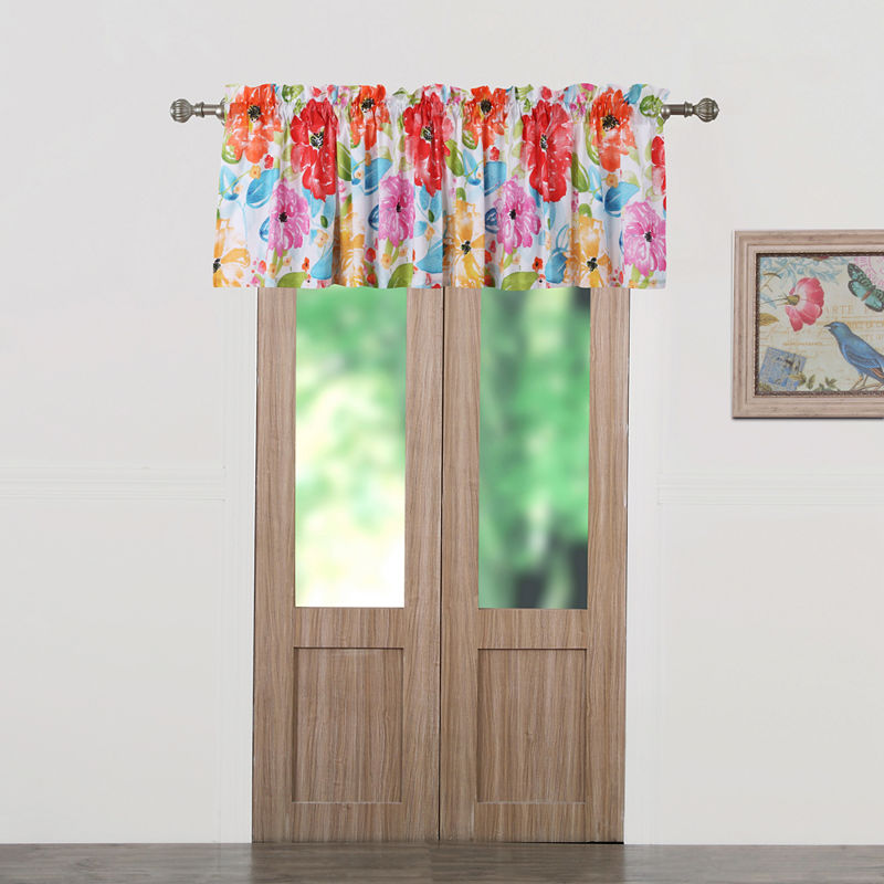 UPC 636047365279 product image for Barefoot Bungalow Esme Rod-Pocket Tailored Valance | upcitemdb.com