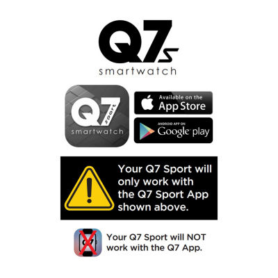 q7 sport rose goldtone smart watch