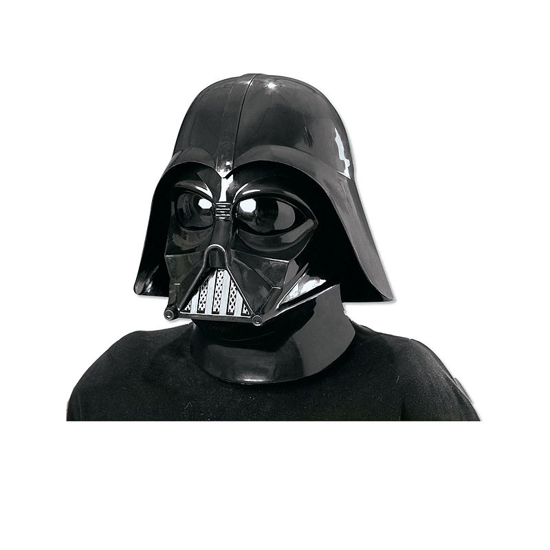 Buyseasons Star Wars Darth Vader 2 Pc Inj Molded Mask, Black