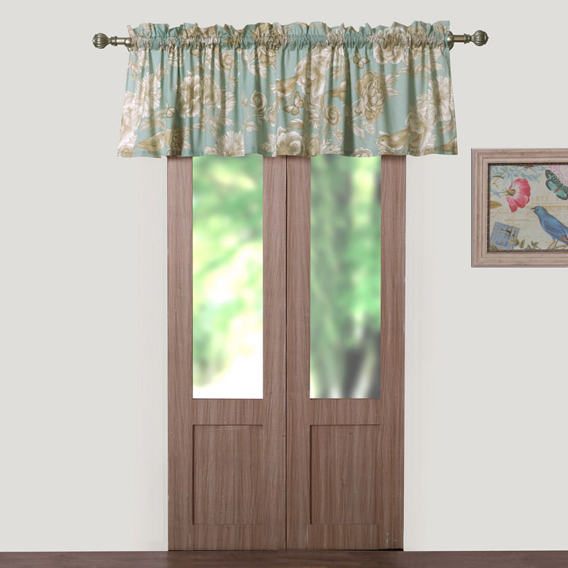 UPC 636047365675 product image for Barefoot Bungalow Naomi (Spa) Rod-Pocket Scallop Valance | upcitemdb.com