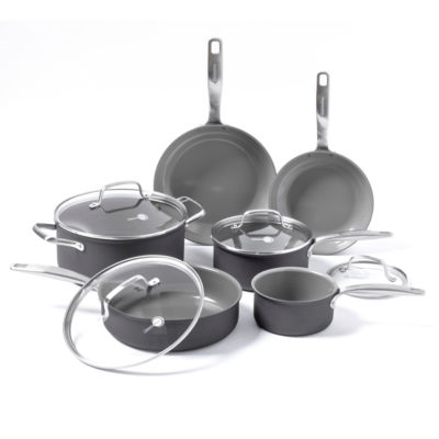 GreenPan Chatham 10 pc Aluminum Dishwasher Safe Cookware Set JCPenney