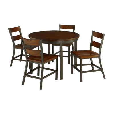 5 Pc Cabin Creek Dining Set Color Chestnut Jcpenney