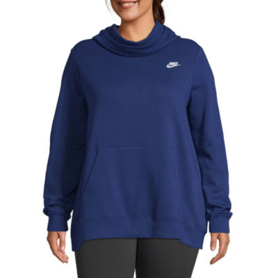 nike womens long sleeve knit hoodie