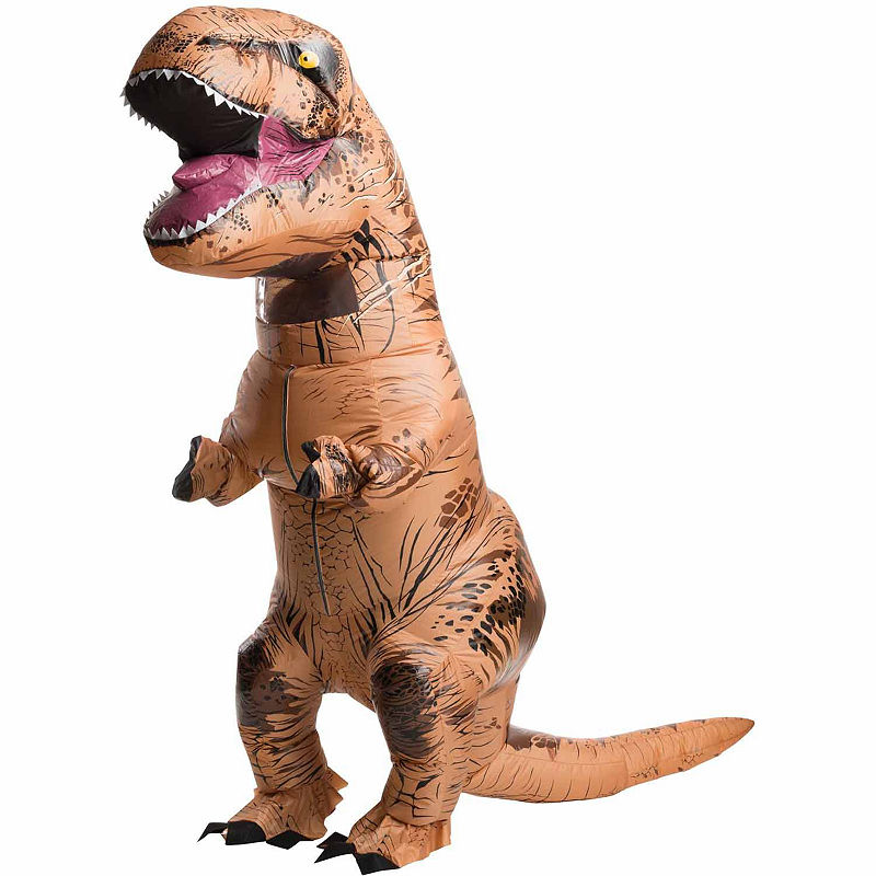 Buyseasons Jurassic World: Adult Inflatable T-Rex Costume, Green