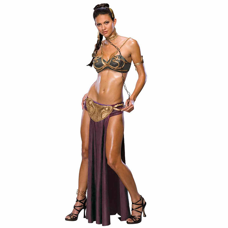 Buyseasons Jabba'S Prisoner Princess Leia Adult Costume, Girls, Size Medium, Yellow