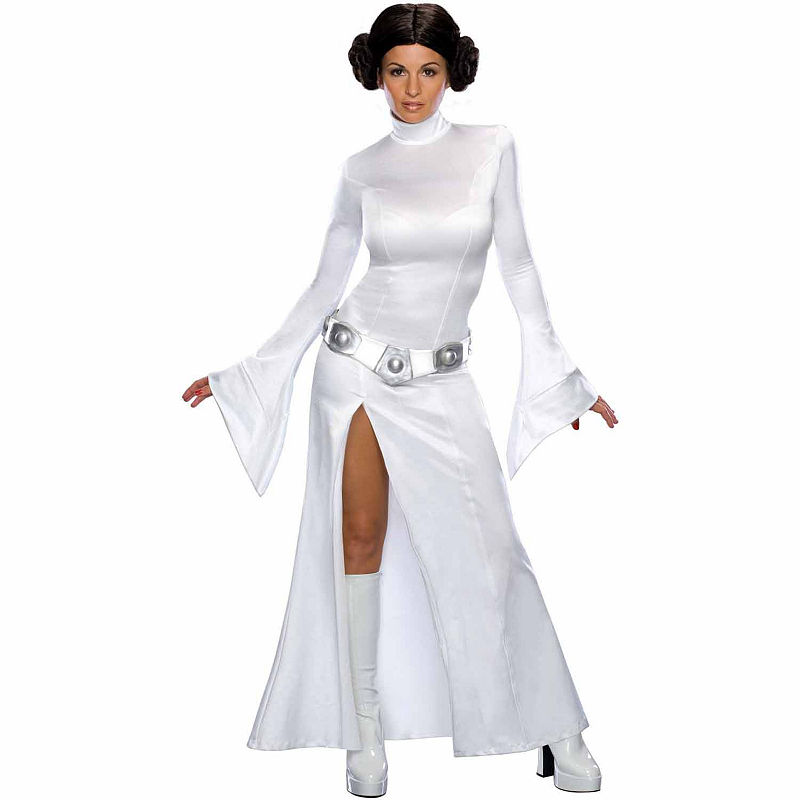 Buyseasons Star Wars Sexy Princess Leia Adult Costume, Girls, Size Medium, White